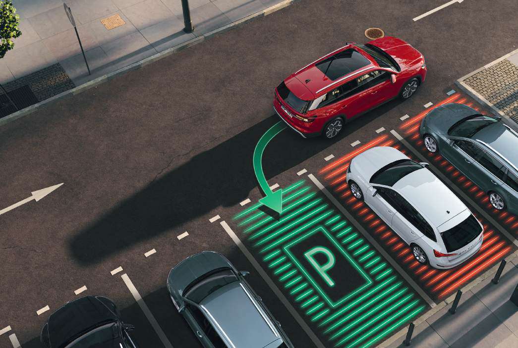 Skoda Kodiaq — Intelligent Park Assist steers the car into a parking bay