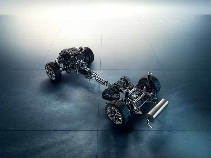 BMW 5 Series  — TwinPower Turbo 2.0-litre engine, driveshaft and comfort-suspension chassis