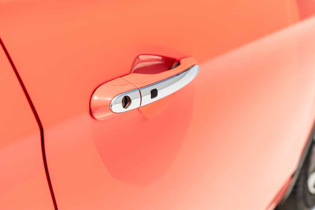 Tata Tiago — Chrome line door handles add a refined accent, with a request sensor for keyless entry