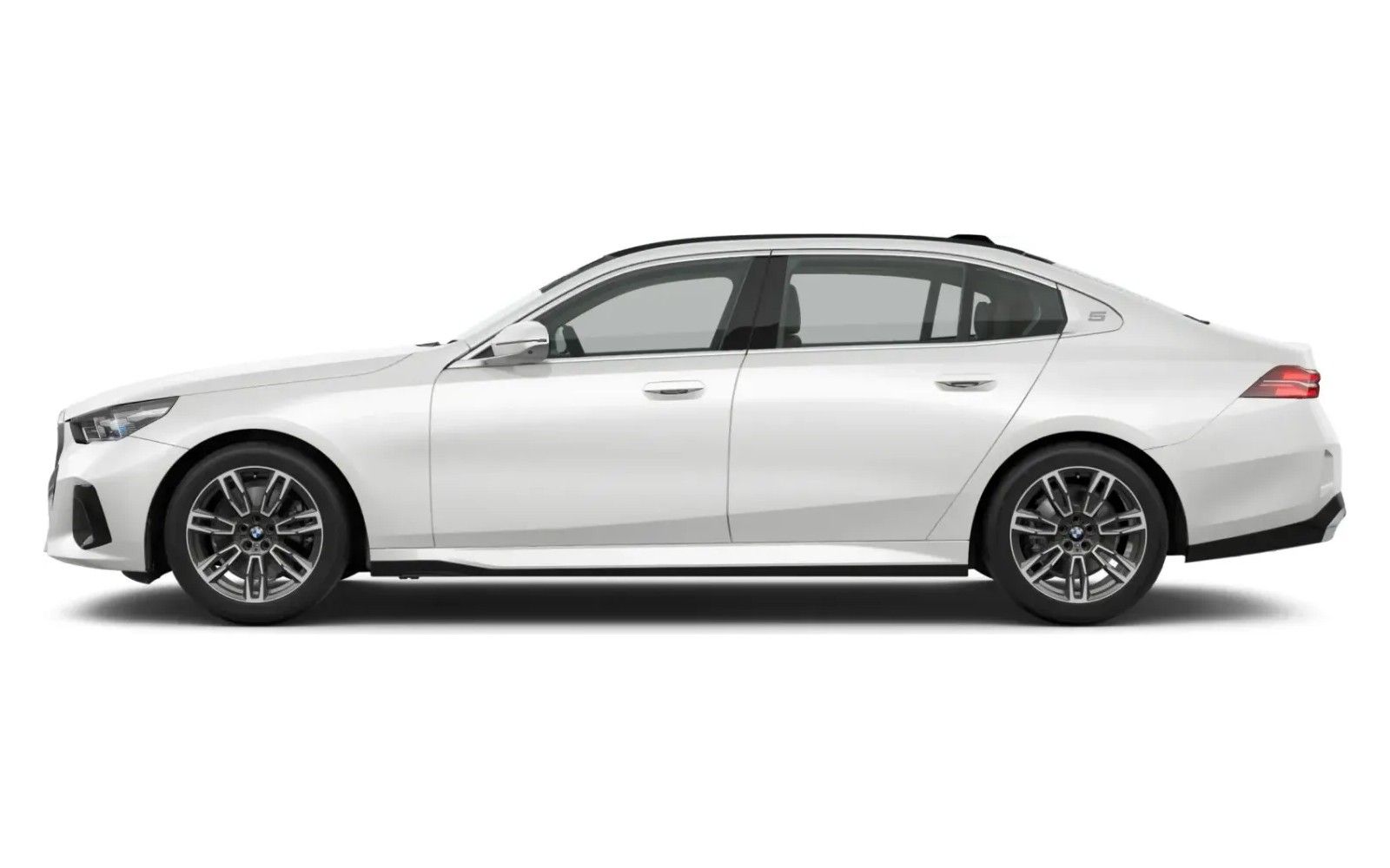 BMW 5 Series  in Mineral White metallic