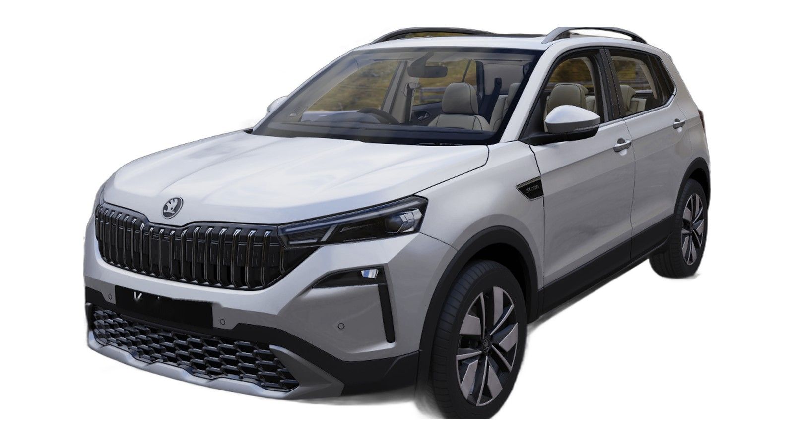 Skoda Kushaq in Brilliant Silver