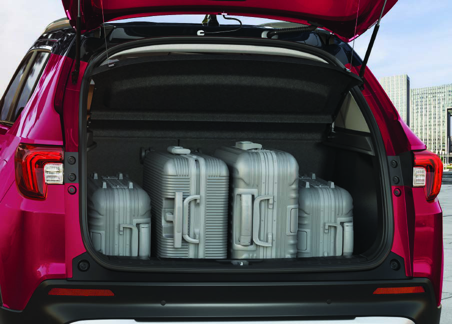 Honda Elevate — 458L boot swallowing four suitcases