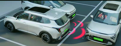 Kia Carens Clavis EV — Rear Cross-Traffic Collision-Avoidance Assist (RCCA)