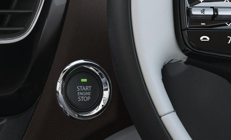Tata Tigor — Push engine start/stop button
