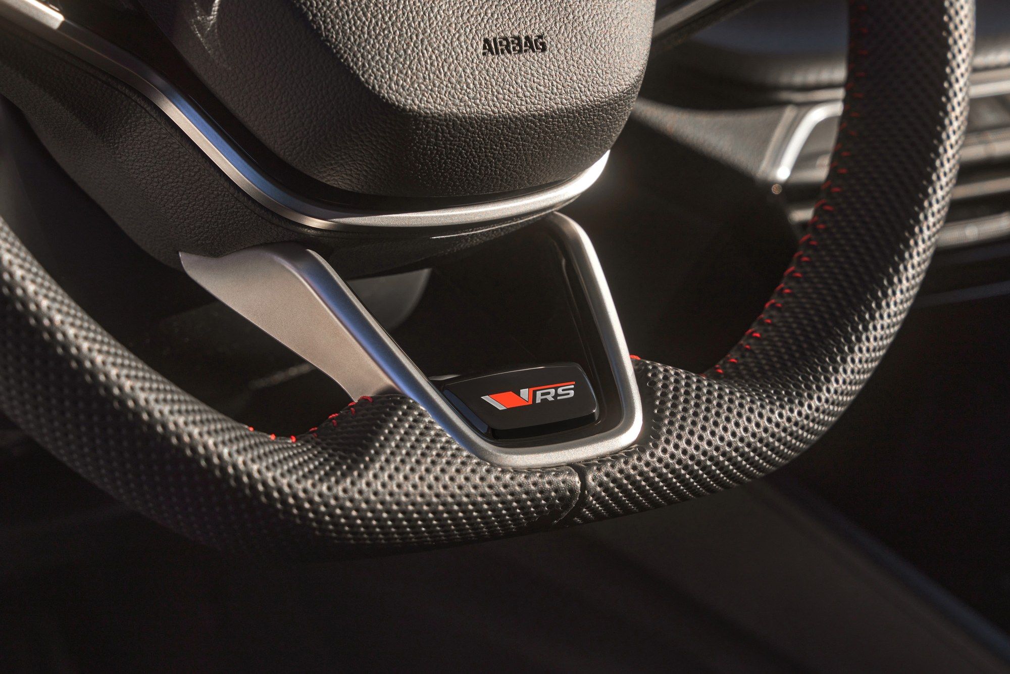 Skoda Octavia RS steering wheel