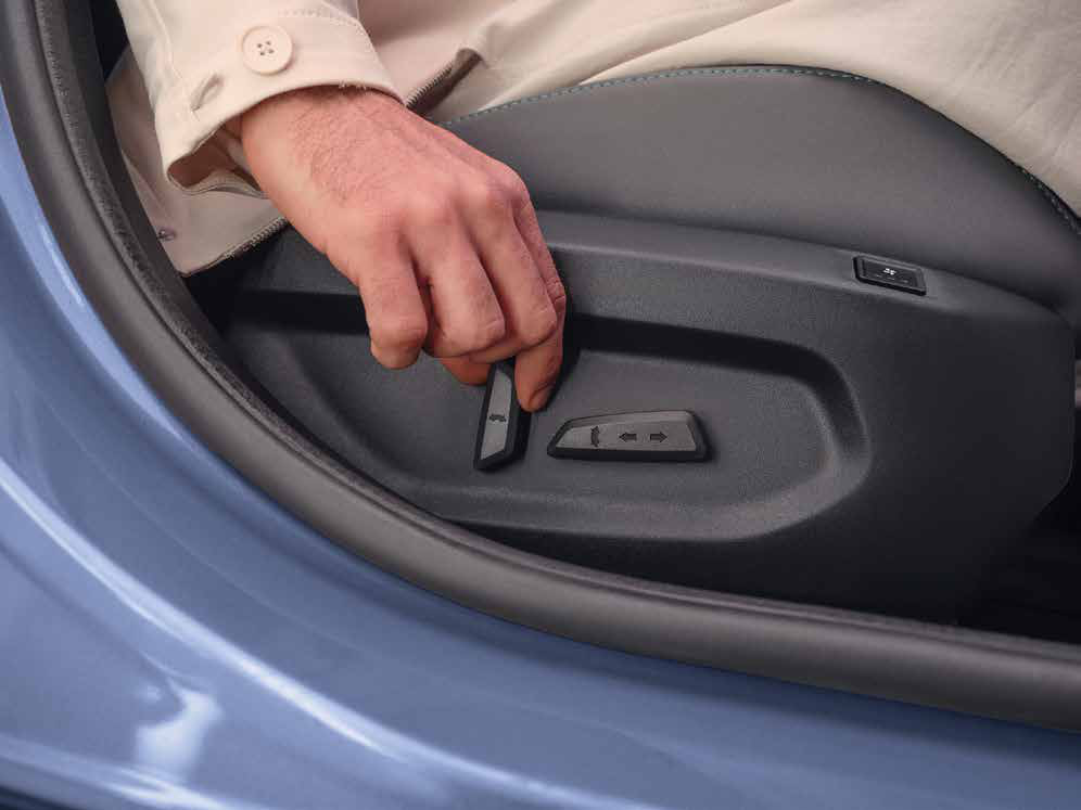 Tata Curvv EV — 6-way power adjustable driver seat, with 6-way adjustment for the co-driver too
