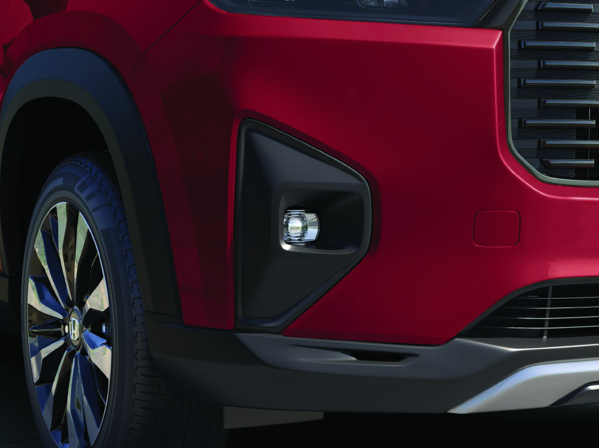 Honda Elevate — LED projector fog lamp set into the sculpted front bumper