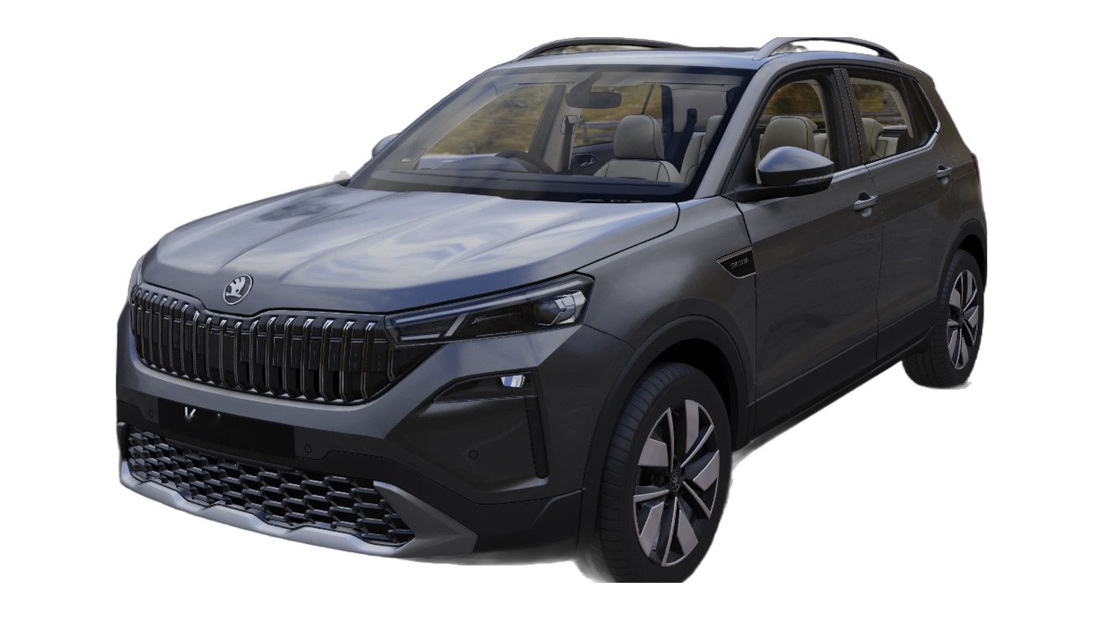Skoda Kushaq in Carbon Steel