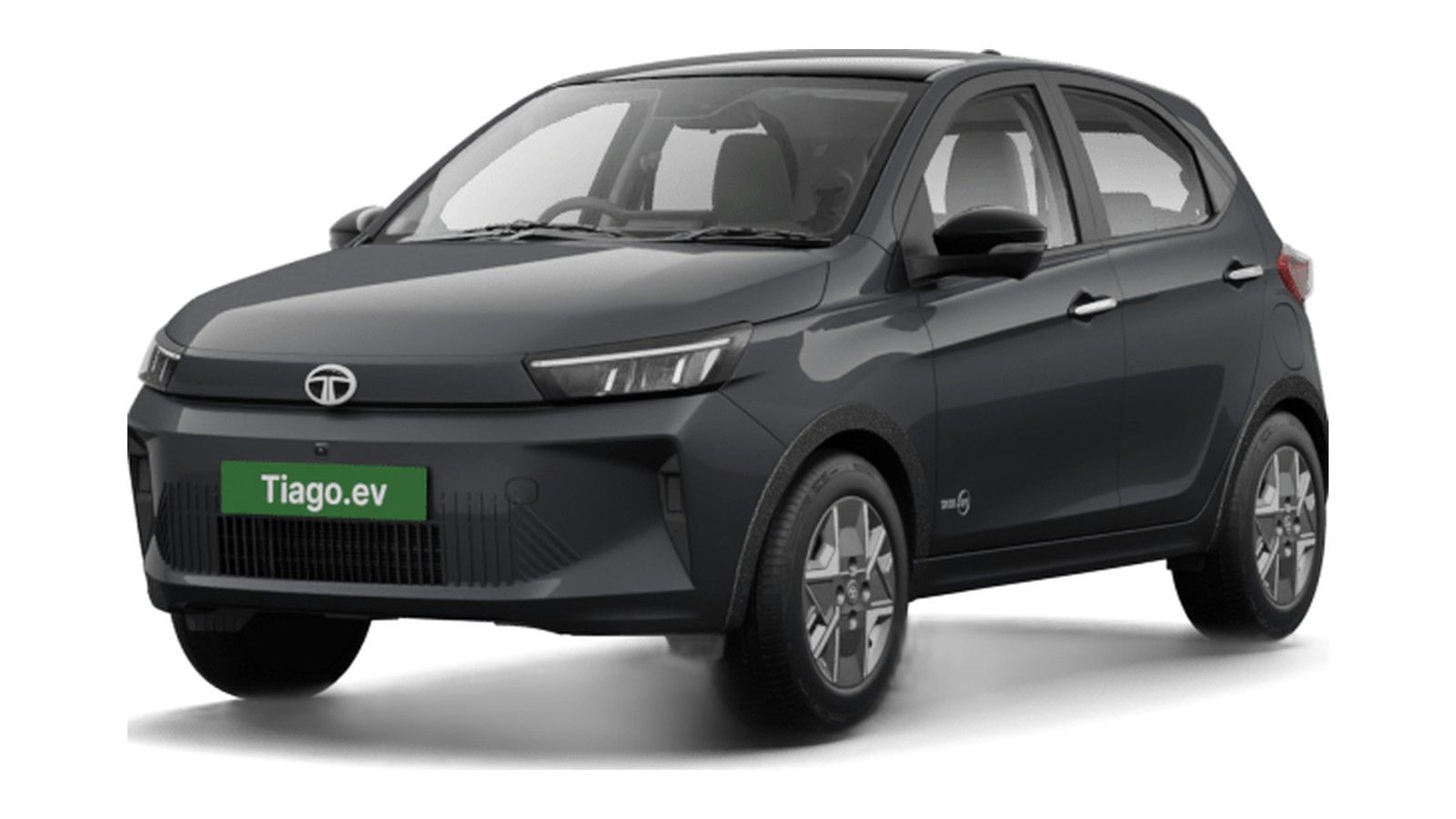 Tata Tiago EV in Daytona Grey With Black roof