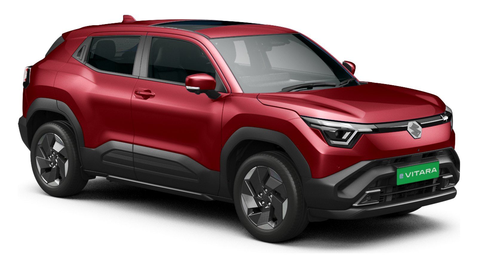 Maruti Suzuki e Vitara in Opulent Red
