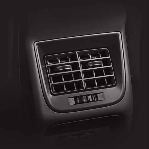 Maruti Suzuki Baleno — Rear AC vents mounted at the base of the centre console.