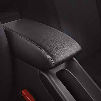 Maruti Suzuki Baleno — Sliding front centre console armrest with storage.