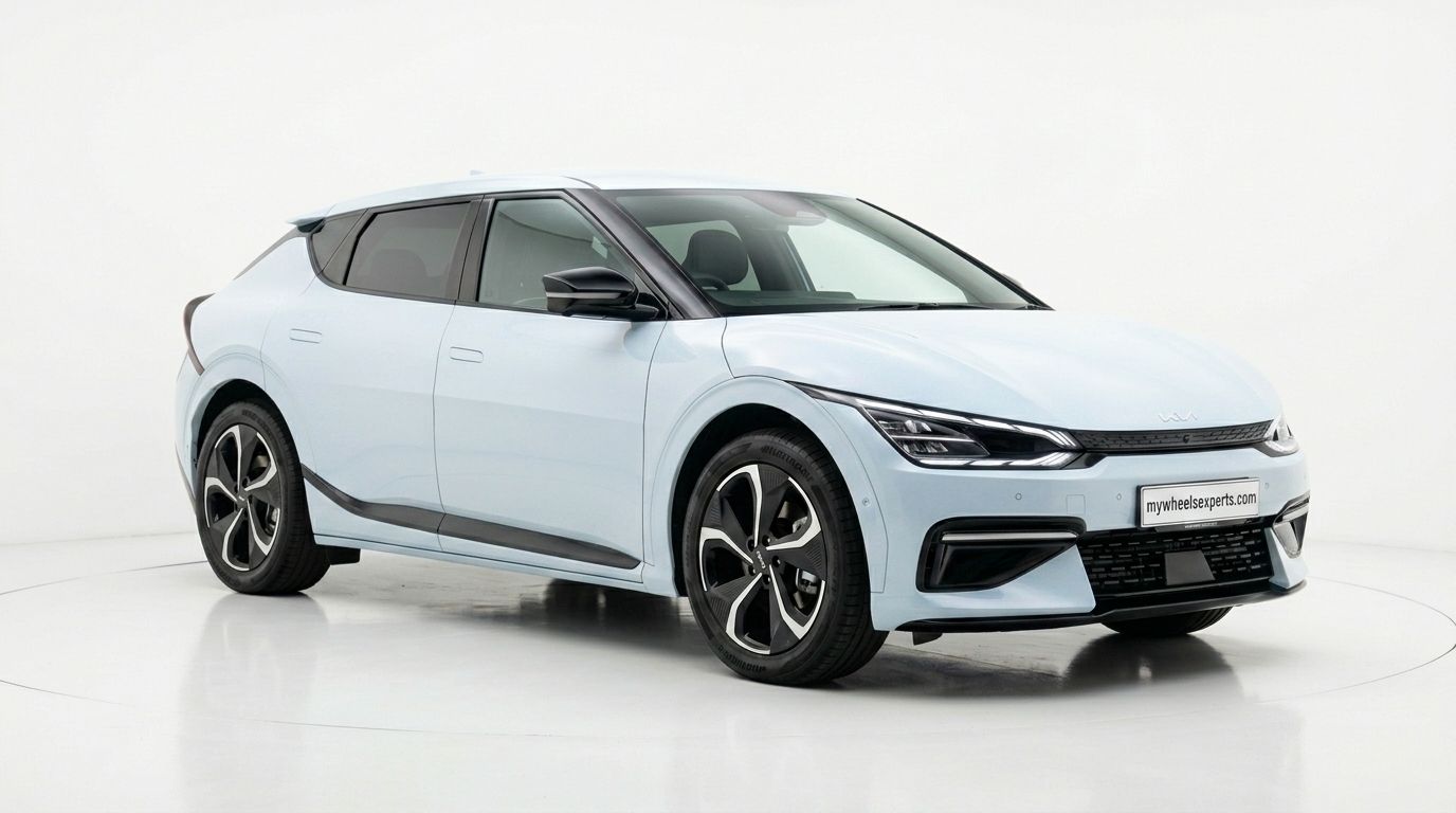 Kia EV6 in Snow White Pearl