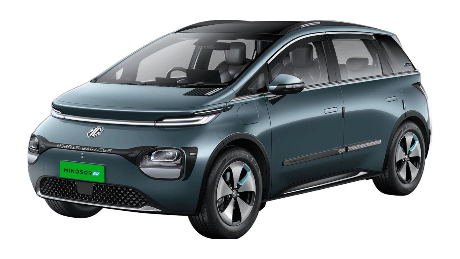 MG Windsor EV in Turquoise Green