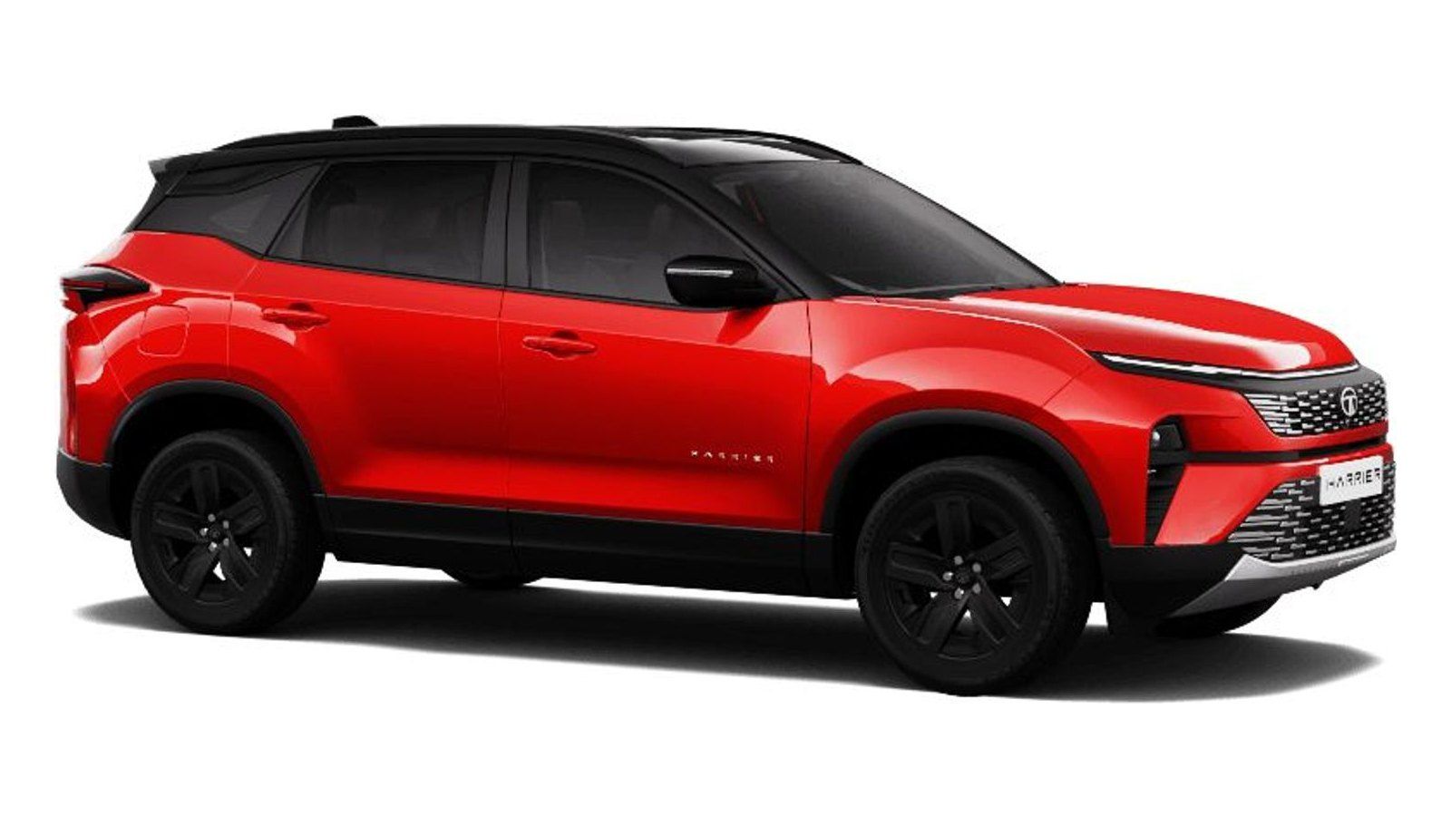 Tata Harrier in Fearless Red With Dual Tone