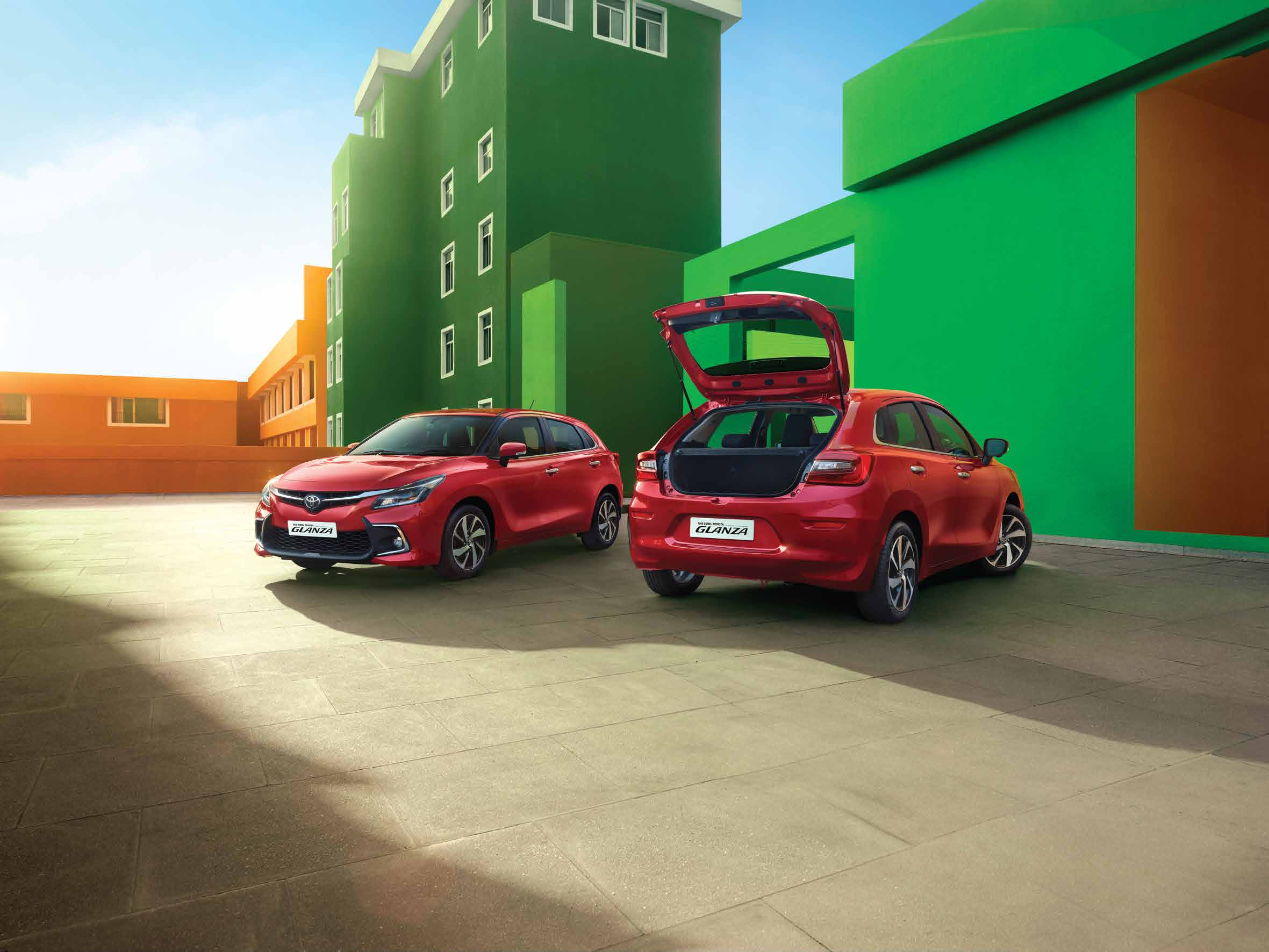 Toyota Glanza — Wide-opening tailgate opens up the everyday-usable boot space.