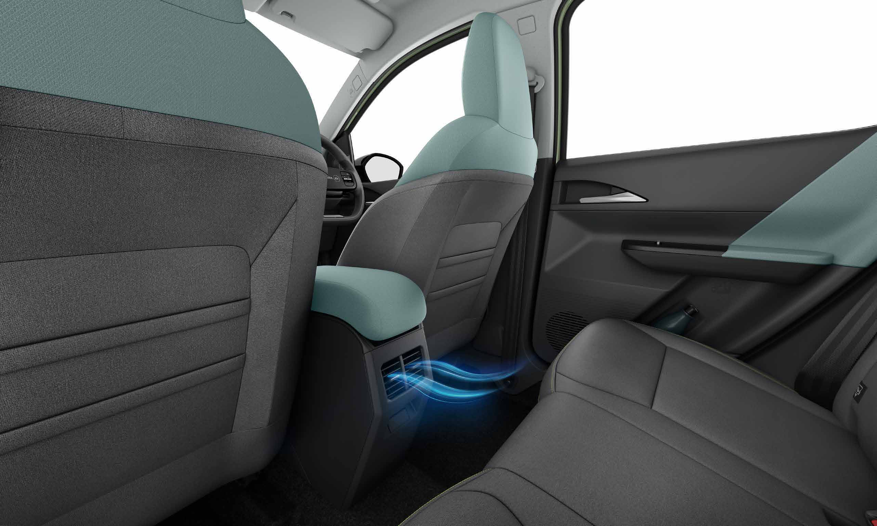 Tata Tiago EV — Rear AC vents circulate cool air to the back seat