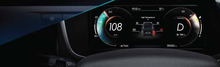 Mahindra XUV400 — Tyre Pressure Monitoring System (TPMS) shown on the digital cluster
