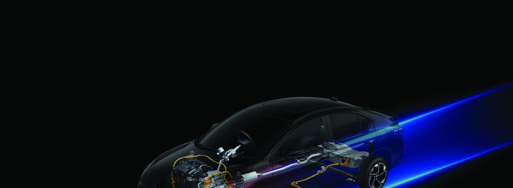 Honda City — e:HEV two-motor strong-hybrid powertrain producing 253 Nm of torque