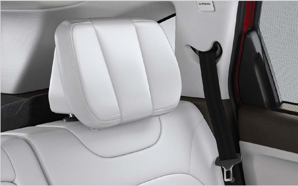 Tata Harrier — Winged comfort headrests on 2nd-row seats
