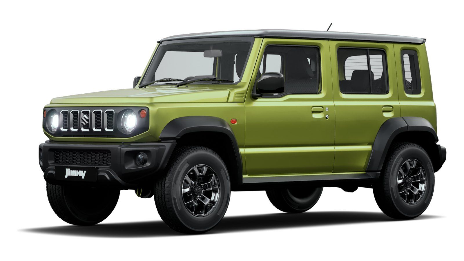 Maruti Suzuki Jimny in Kinetic Yellow with Bluish Black Roof