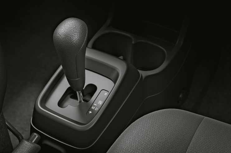 Maruti Suzuki S-Presso — Auto Gear Shift (AGS) automated-manual transmission with M/R/N/D/+/- gate.