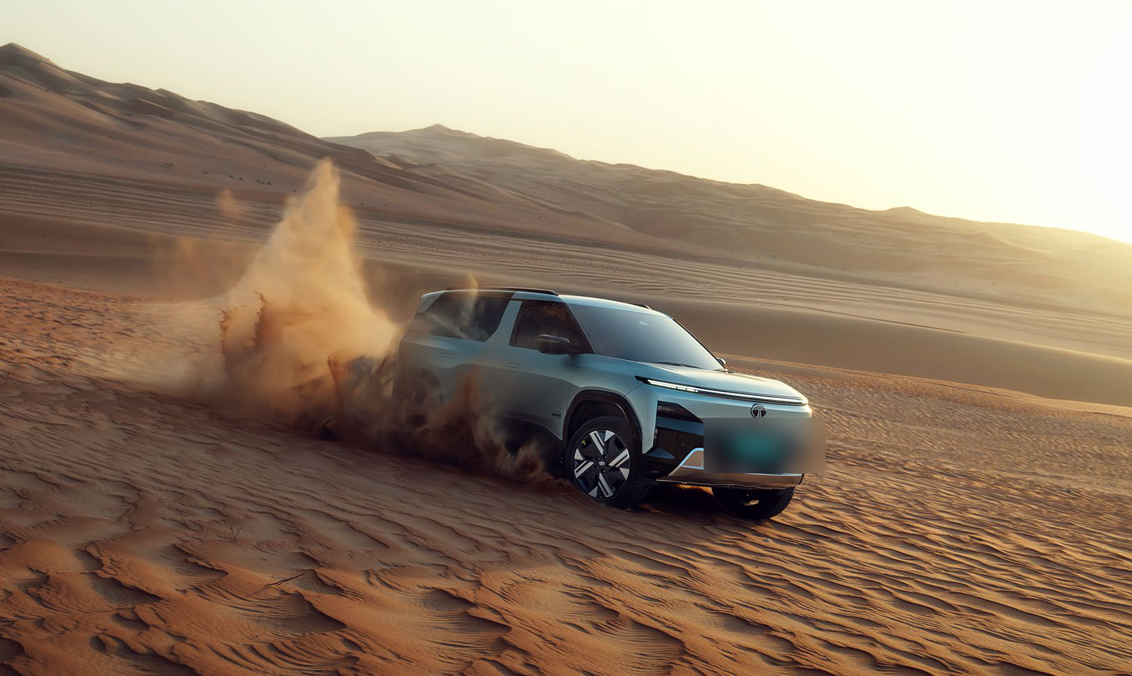 Tata Sierra EV — Off-road Assist enhances traction and control on challenging terrain