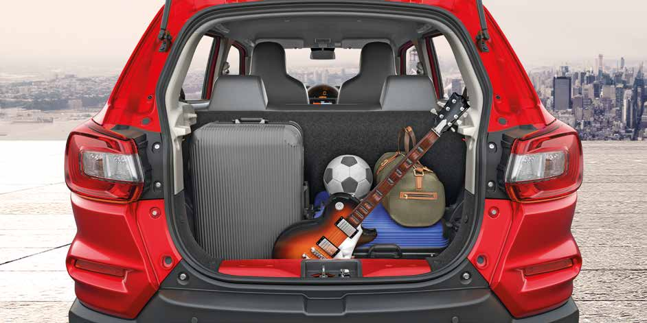 Maruti Suzuki S-Presso — Wide and spacious boot with generous luggage-loading space.