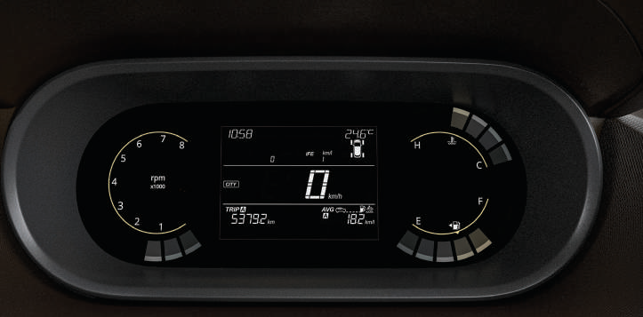 Tata Tigor — Advanced digital instrument cluster