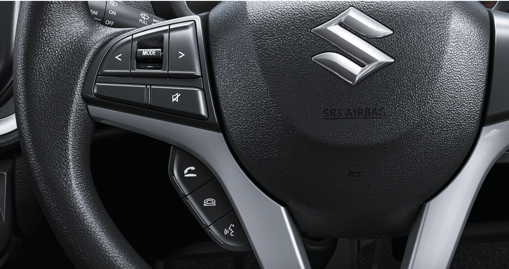 Maruti Suzuki Celerio — Steering-mounted audio, telephony and voice-command controls