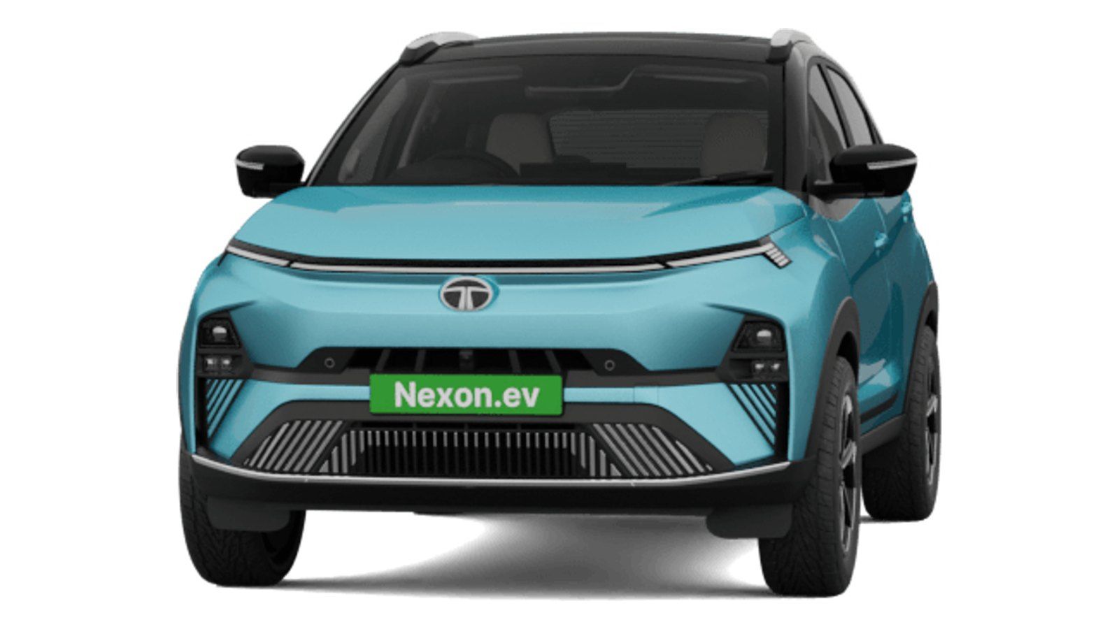 Tata Nexon EV in Ocean Blue With Black Roof