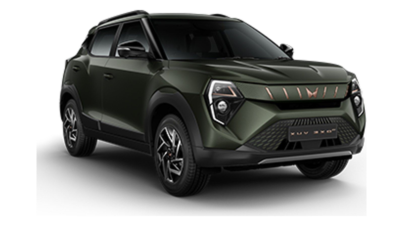 Mahindra XUV 3XO EV in Deep Forest