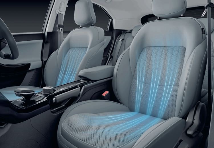 Tata Nexon — Premium Benecke-Kaliko ventilated leatherette front seats