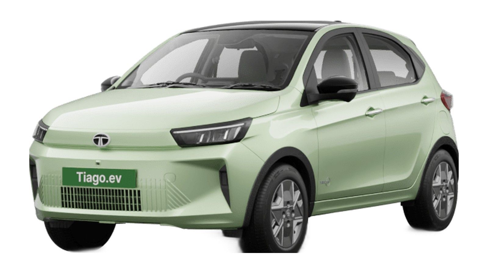 Tata Tiago EV in Dehradun Dew With Black roof