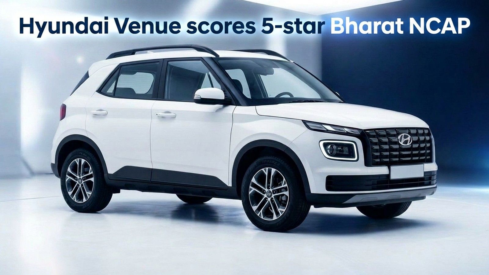 Hyundai Venue scores 5-star Bharat NCAP with best-in-segment.