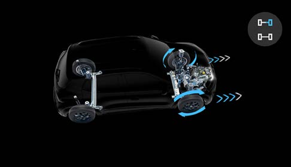 Renault Kwid — Traction control system limits wheel slip during start, acceleration and braking.