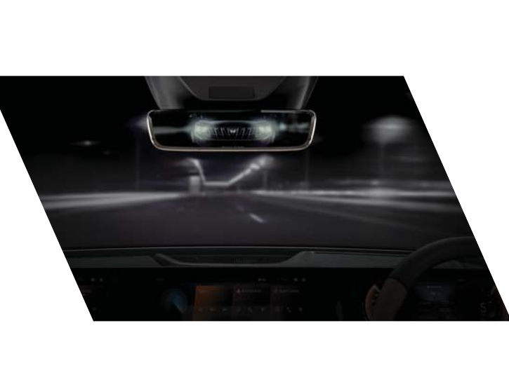 Mahindra XUV 7XO — Frameless electrochromic auto-dimming IRVM