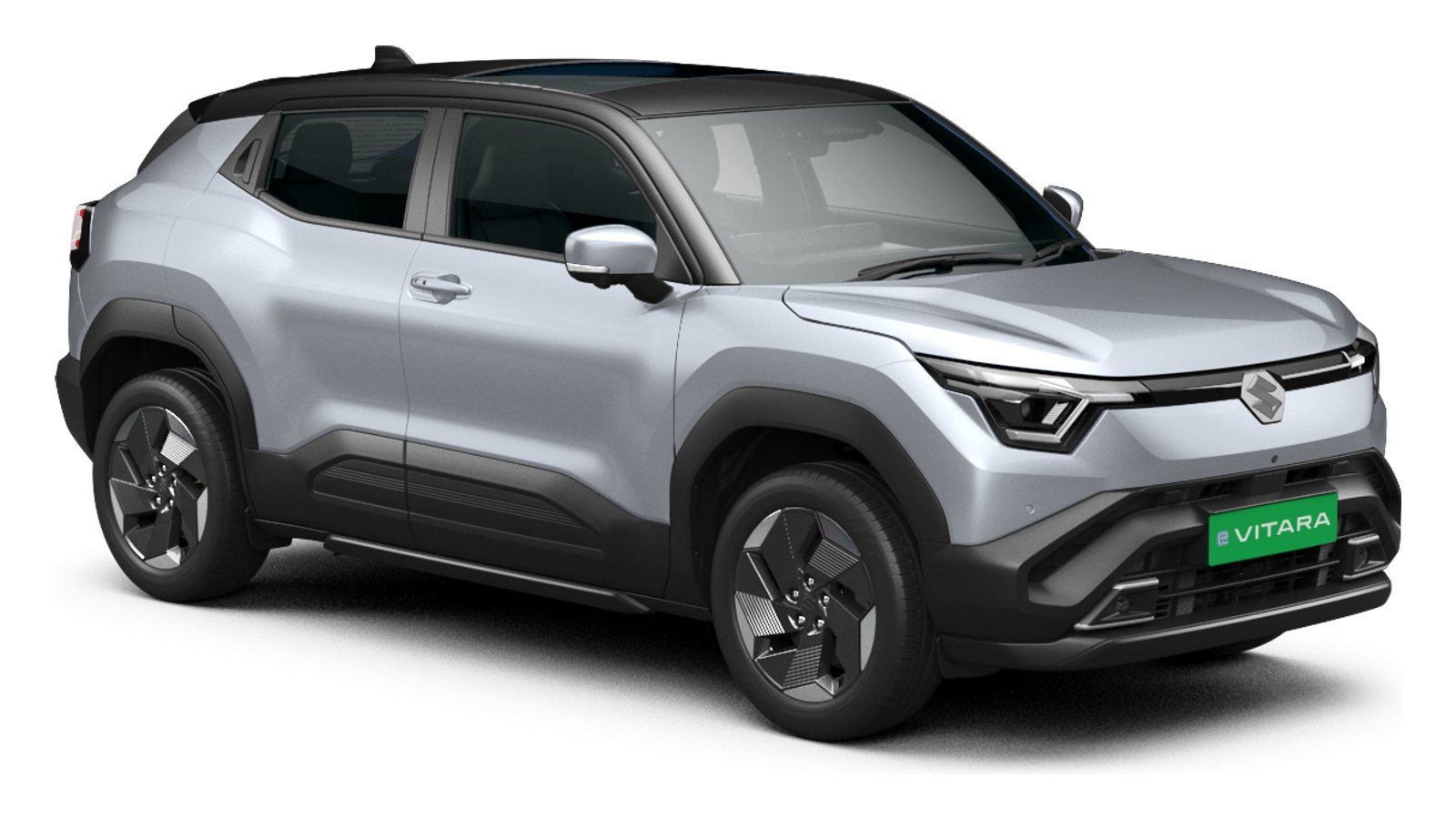 Maruti Suzuki e Vitara in Splendid Silver with Bluish Black Roof