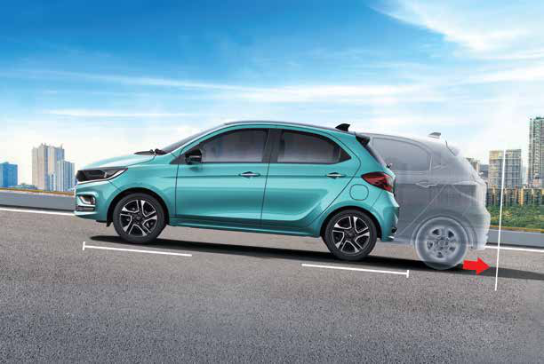 Tata Tiago NRG — Hill Hold Control prevents roll-back on inclines