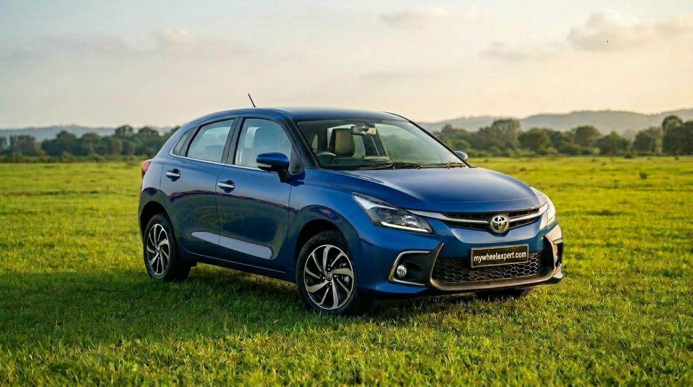 Toyota Glanza in Nexa Blue