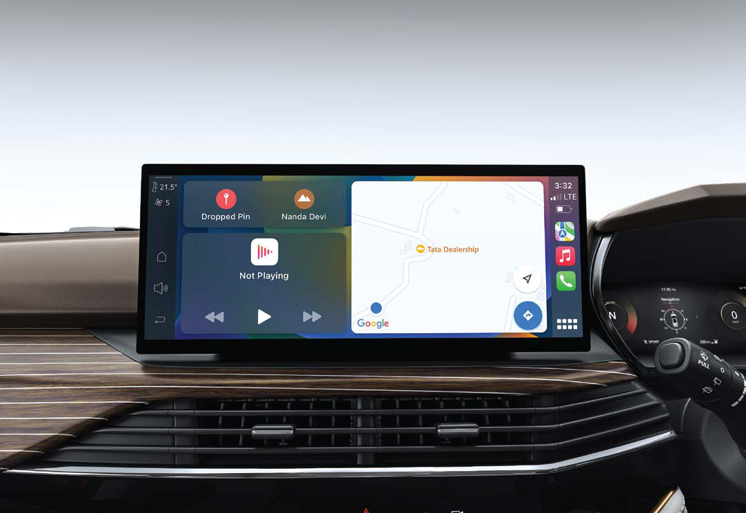 Tata Harrier — Wireless Android Auto and Apple CarPlay over Wi-Fi
