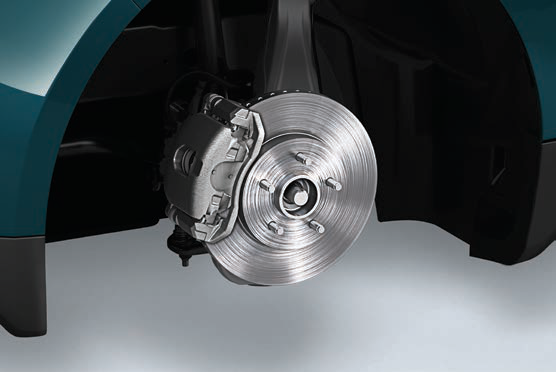 Mahindra Marazzo — Ventilated front disc brakes
