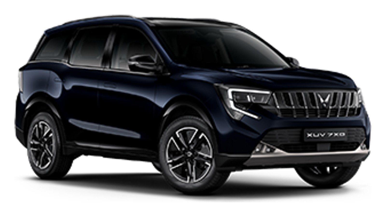 Mahindra XUV 7XO in Midnight Black with Stealth Black