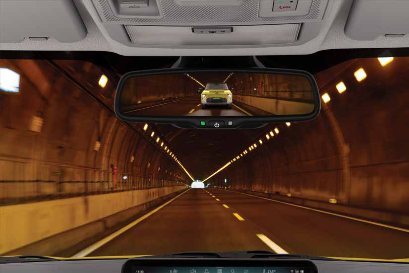 Tata Punch EV — Auto-dimming IRVM keeps you focused when traffic lights up behind you
