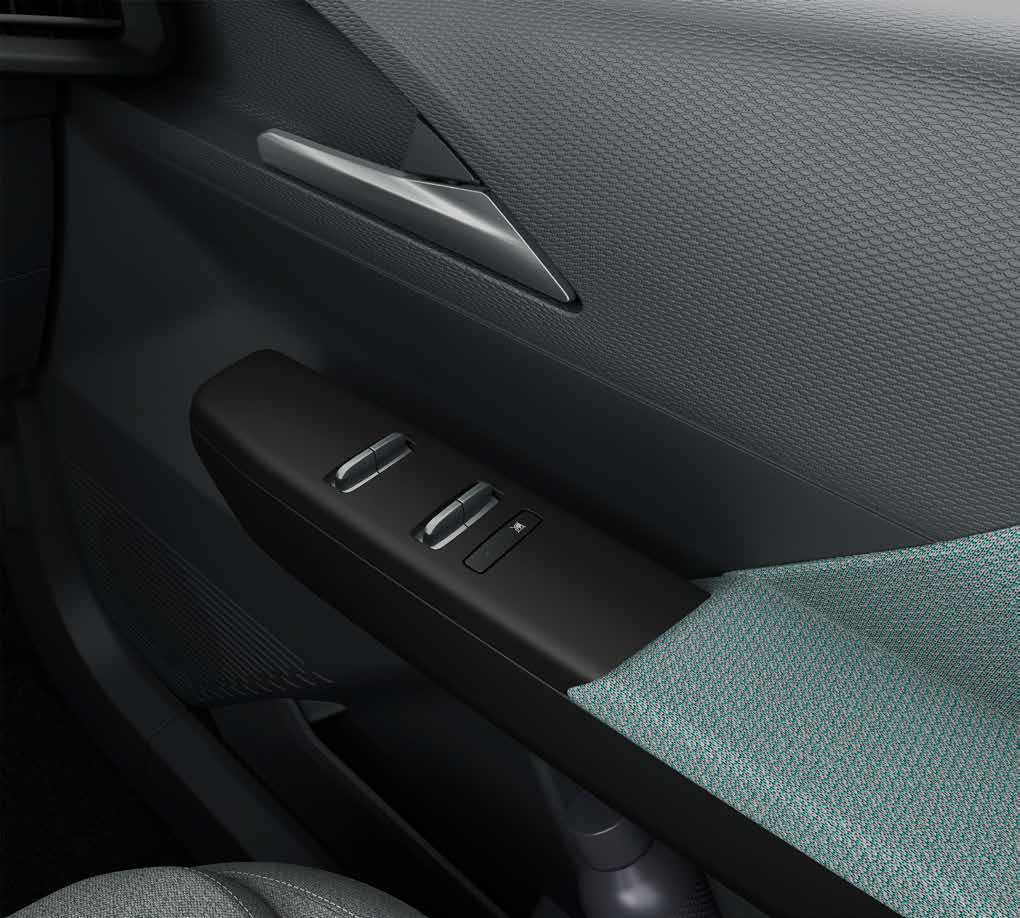 Tata Tiago EV — iToggle power window controls at every seat