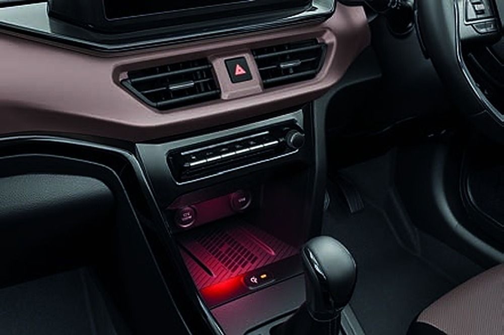 Maruti Suzuki Brezza — Wireless charging pad with active cooling to keep your phone from overheating.