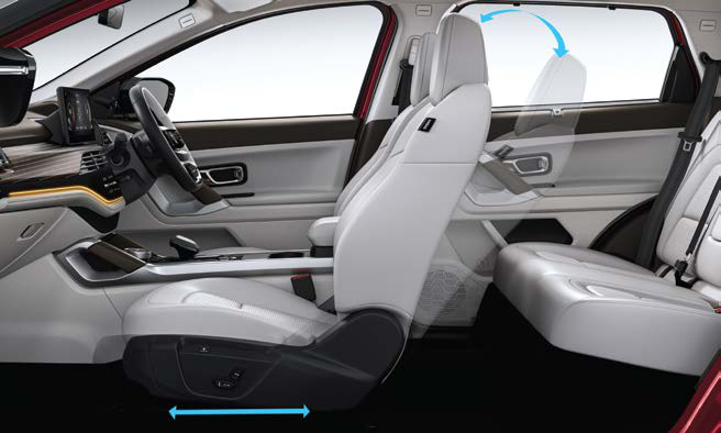 Tata Harrier — 4-way powered co-driver seat