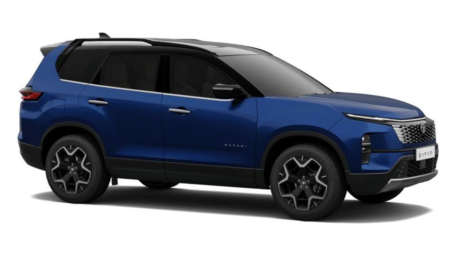 Tata Safari in Royal Blue With Dual Tone