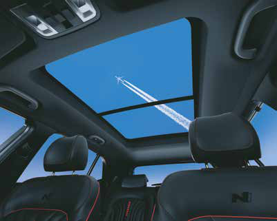 Hyundai Creta N Line — Voice enabled smart panoramic sunroof
