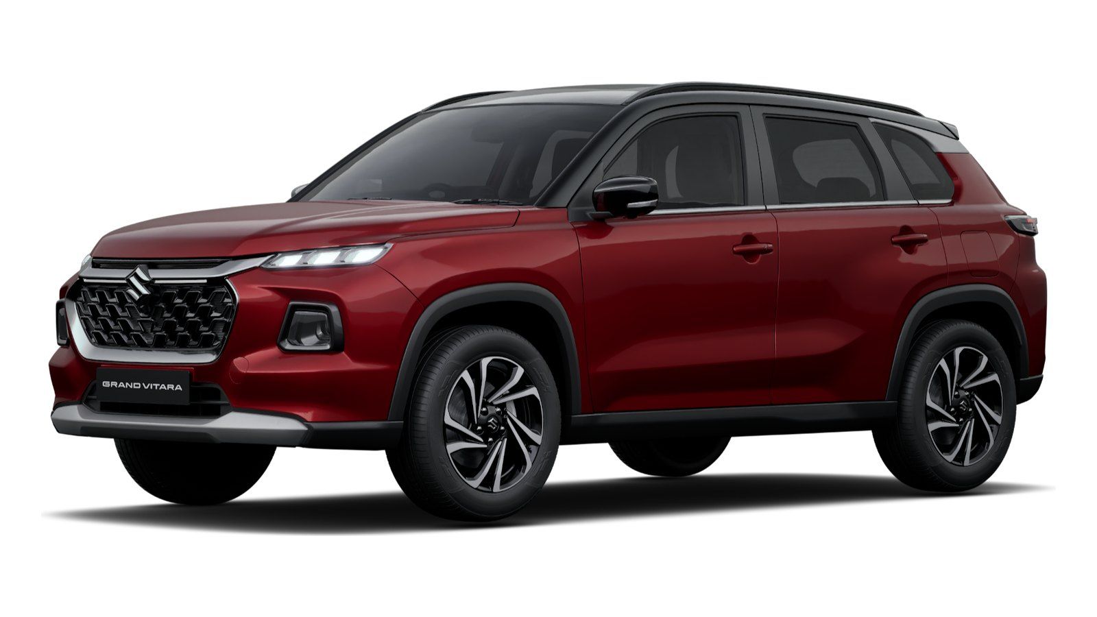 Maruti Suzuki Grand Vitara in Opulent Red with Black Roof